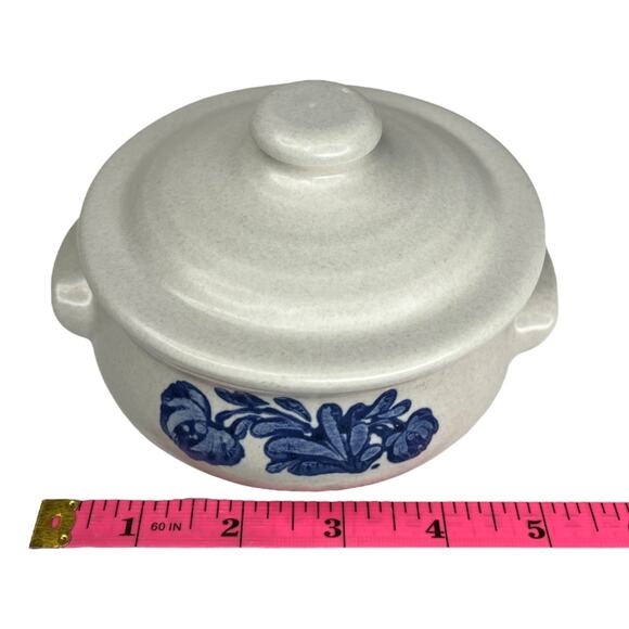 Pfaltzgraff Blue CREAM Pitcher & SUGAR Bowl SetYorktowne 3pc Stoneware Dishes - Picture 7 of 10